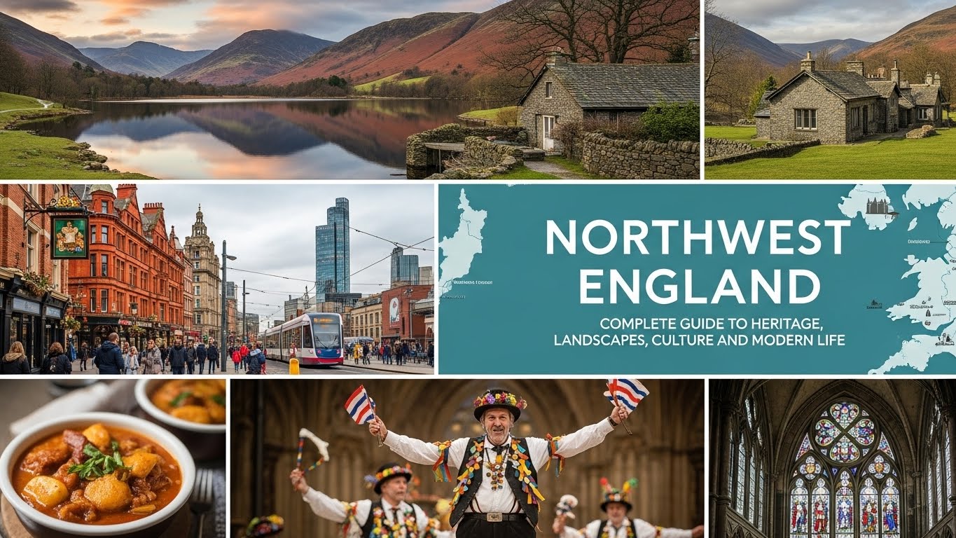 Northwest England: Complete Guide to Heritage Landscapes Culture and Modern Life